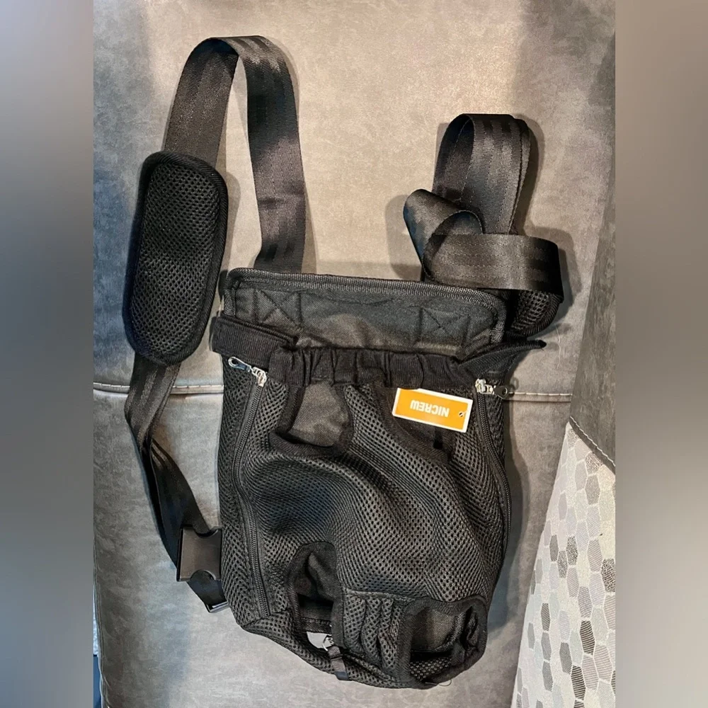 NICREW Legs Out Front Dog Carrier, Hands-Free Adjustable Pet Backpack